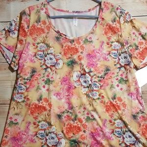 LuLaRoe XL Classic T Vintage Rose